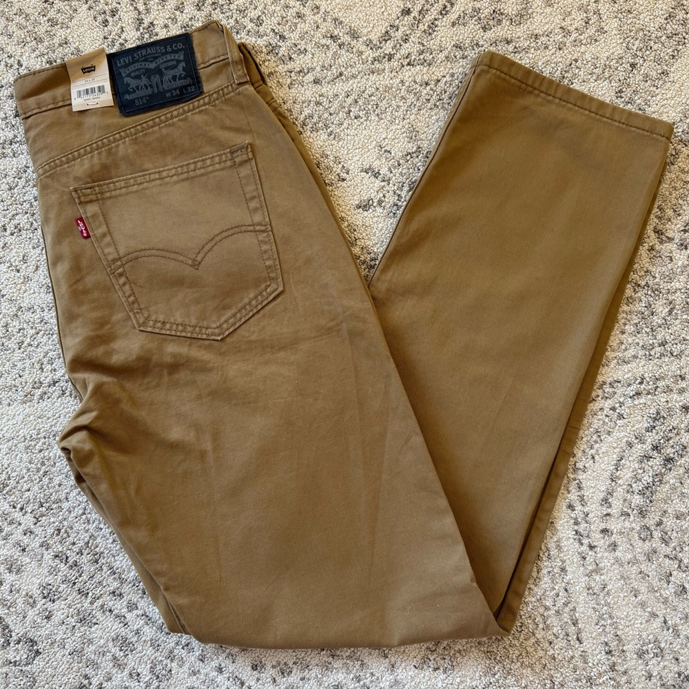 Levi's Men's Straight Jeans in Brown